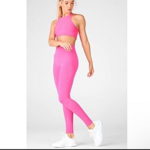 Fabletics Hot Pink Sculptknit Leggings